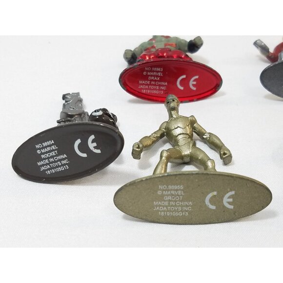 Marvel Nano Metalfigs Guardians of the Galaxy figures lot of 7 Groot Drax Star - Picture 9 of 10